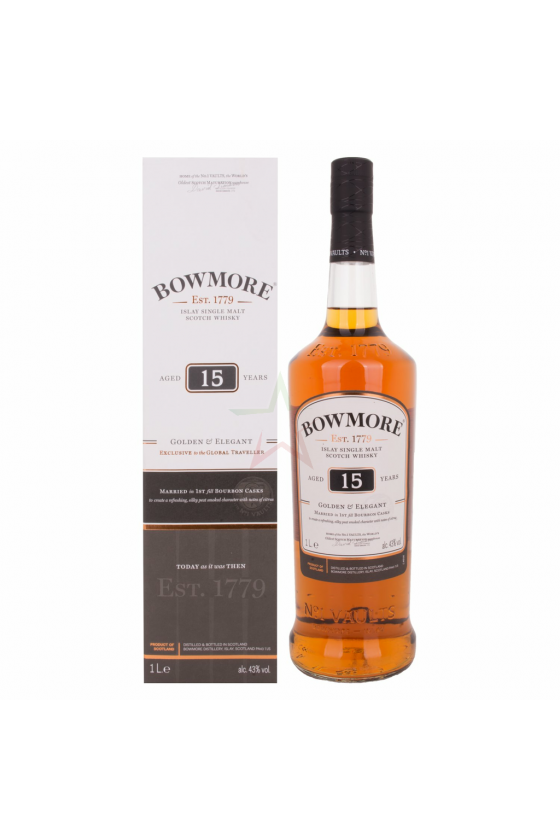 Bowmore 15 Golden & Elegant...